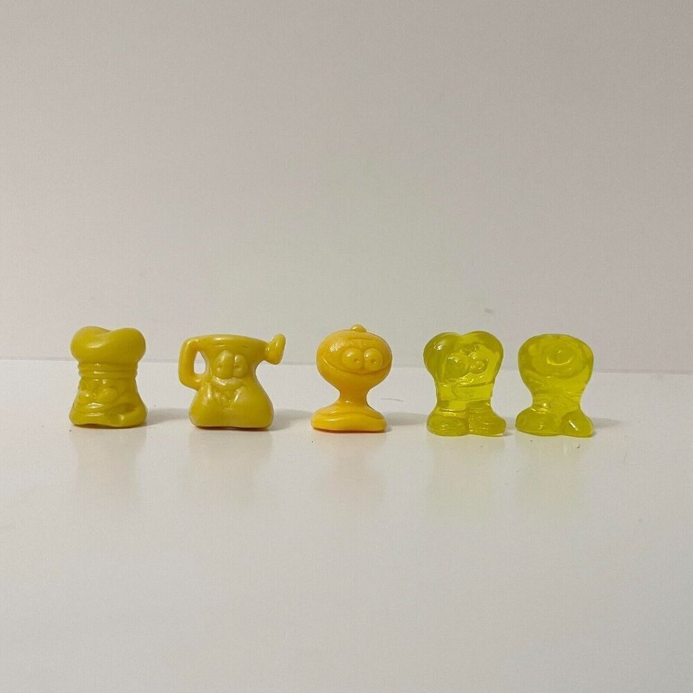 Vintage Lot Of 5 Crazy Bones Gogos Toys